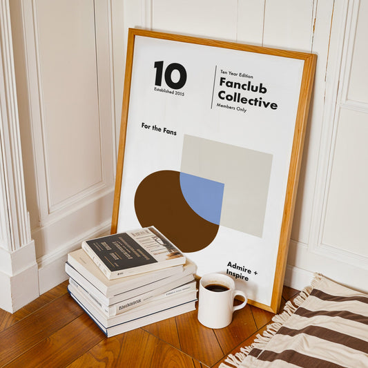 Fanclub Core 10 year Retro Giclée Art Print