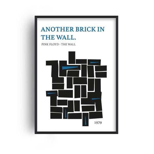 Another Brick in The Wall Giclée retro Art Print