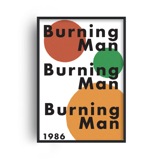 Festival Series No. 3 | Burning Man (1986) Art Print