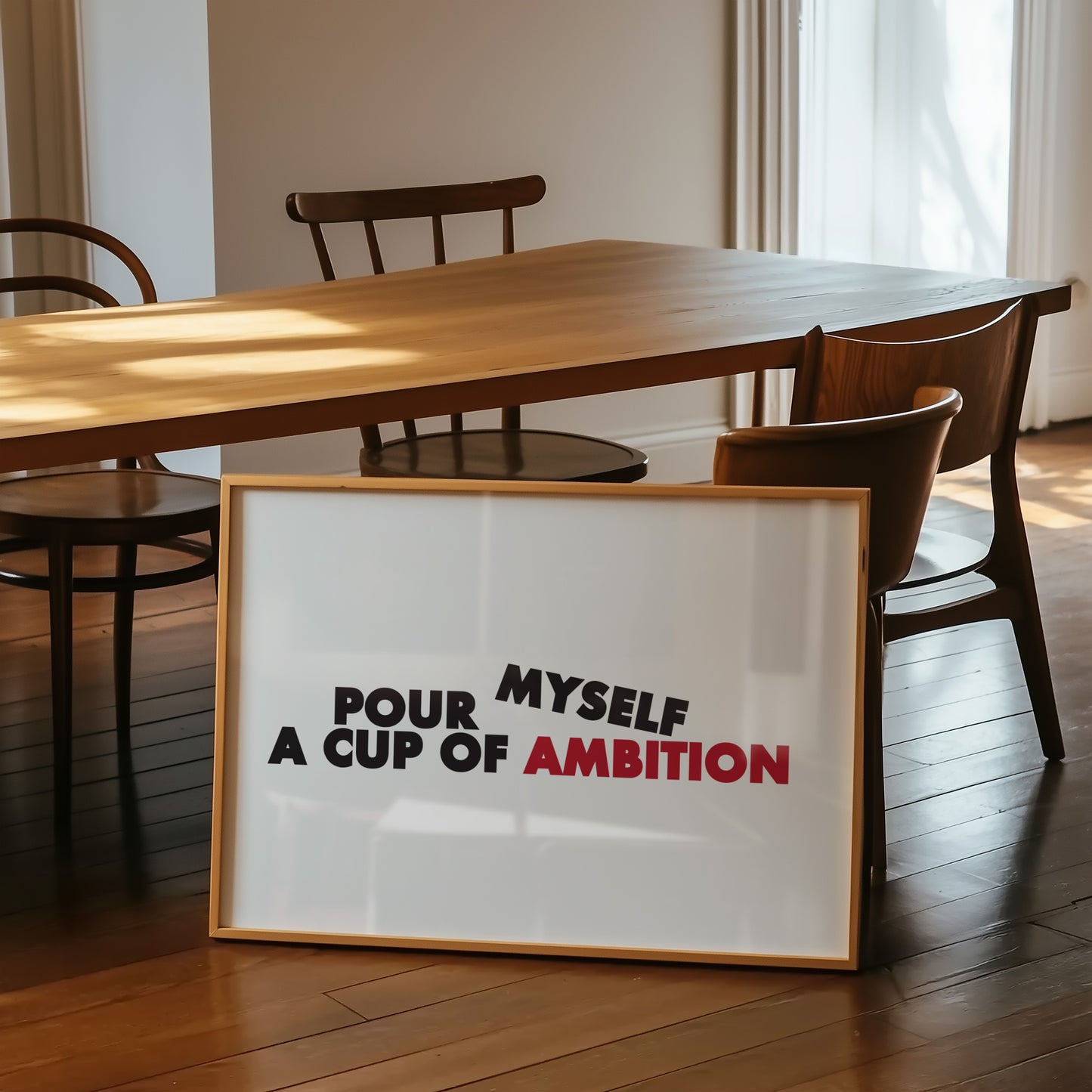 Cup Of Ambition Retro Music Giclée Art Print