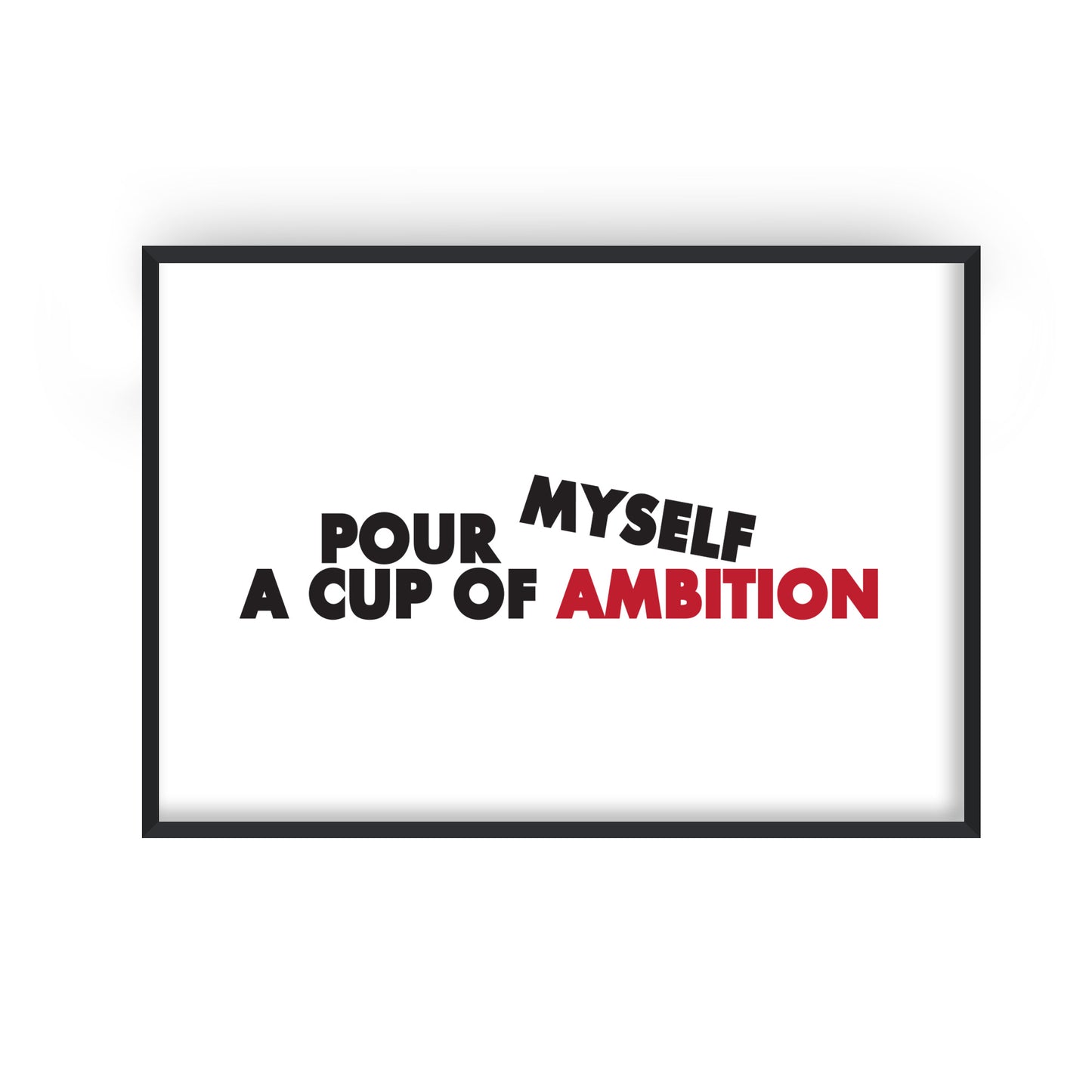 Cup Of Ambition Retro Music Giclée Art Print