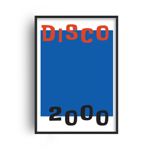 Disco 2000 Retro Music Giclée Art Print