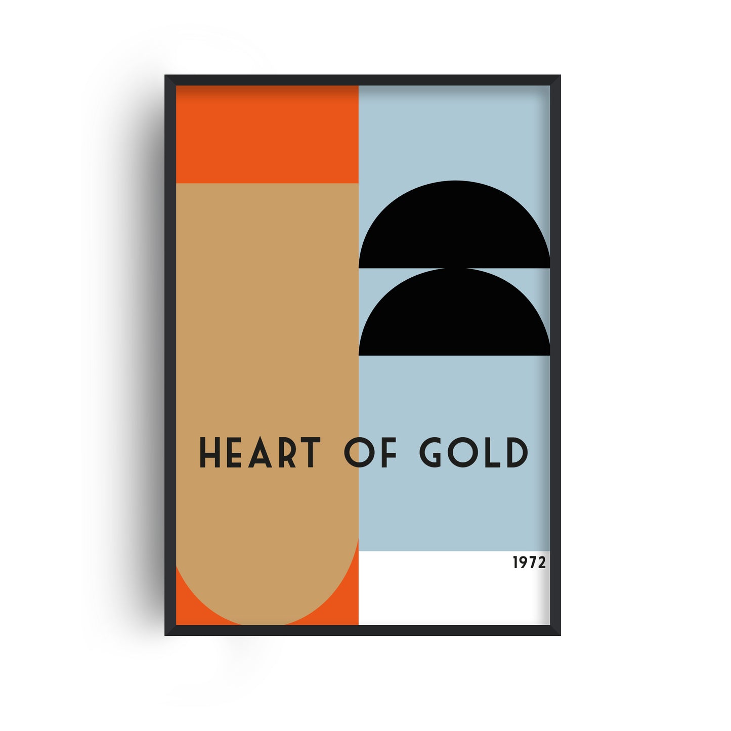 Heart of Gold Retro nursery Giclée retro Art Print