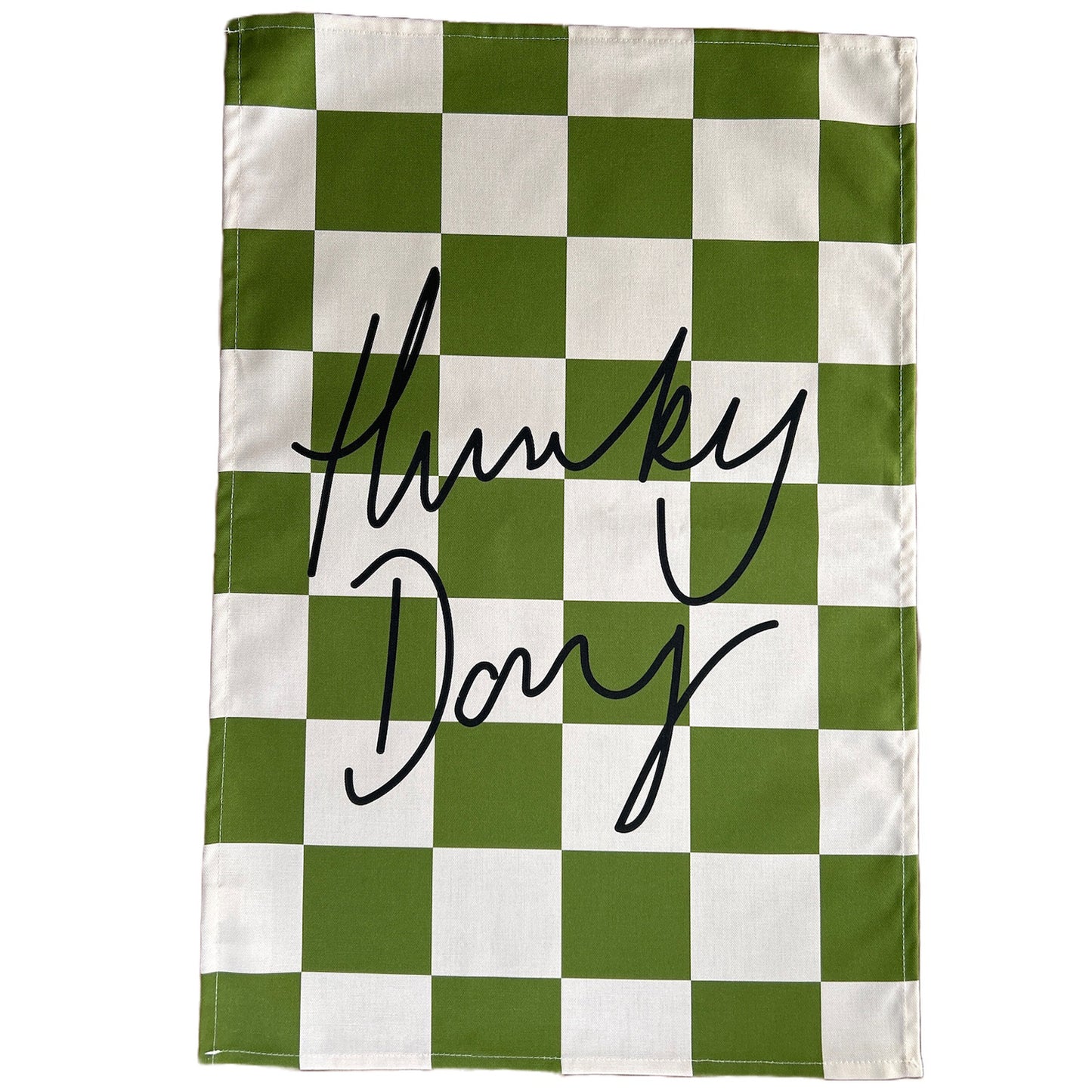 Hunky Dory Checkerboard Retro Tea towel