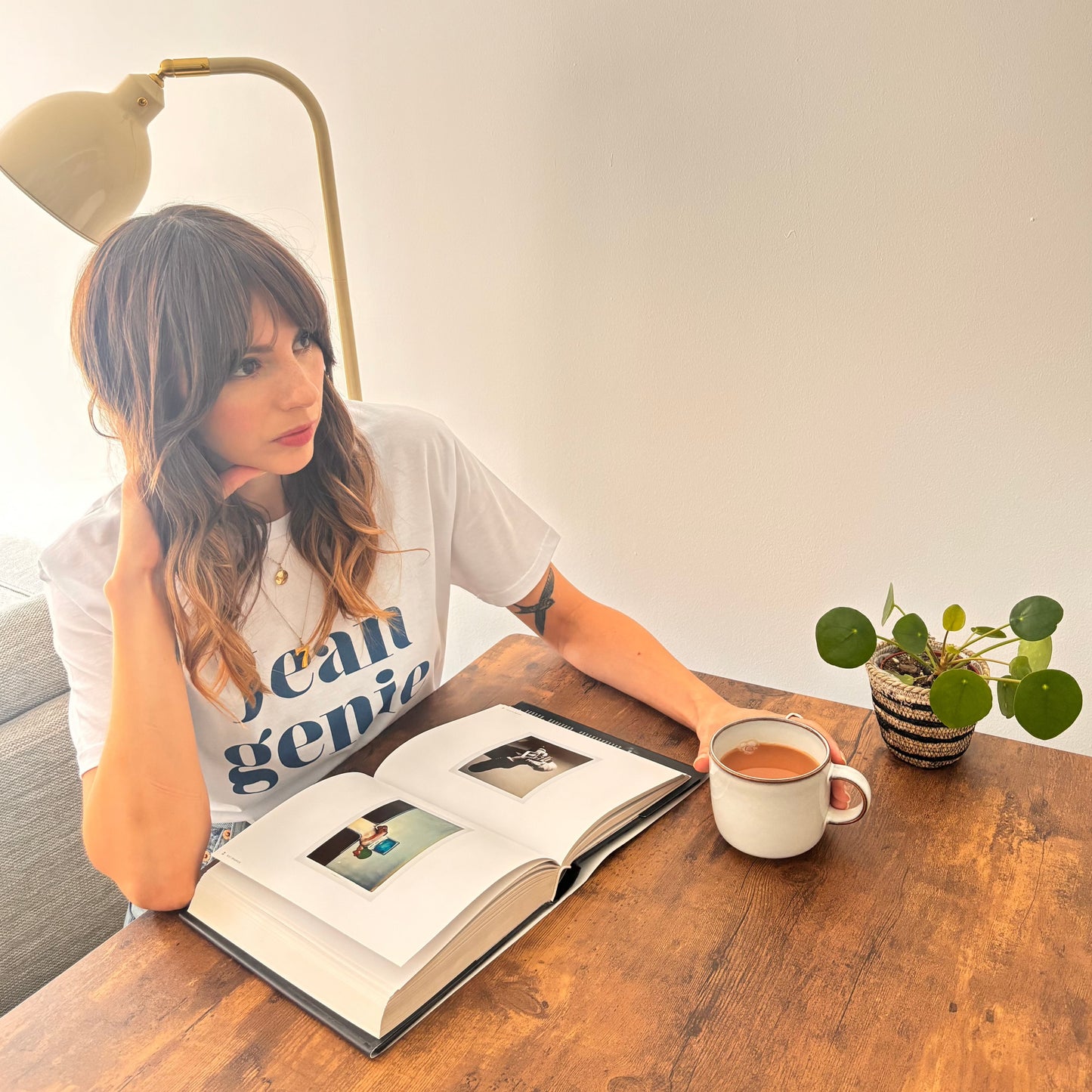 Jean Genie retro slogan t-shirt