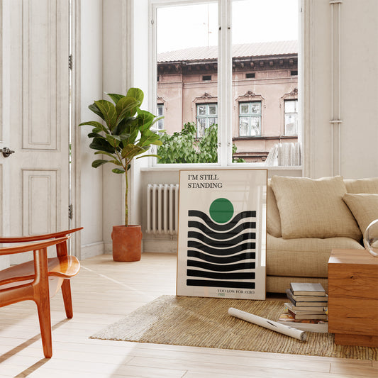I'm Still Standing Giclée retro Art Print