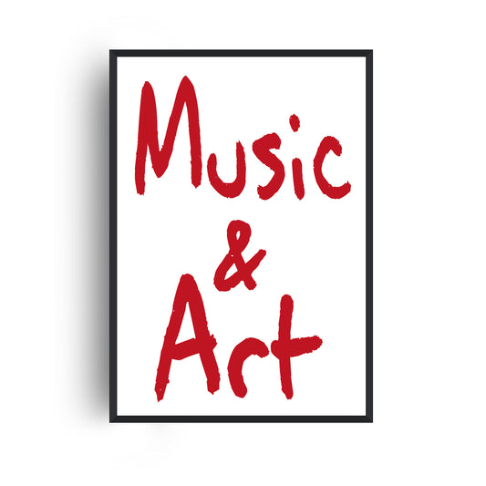 Music and Art Retro Giclée Art Print