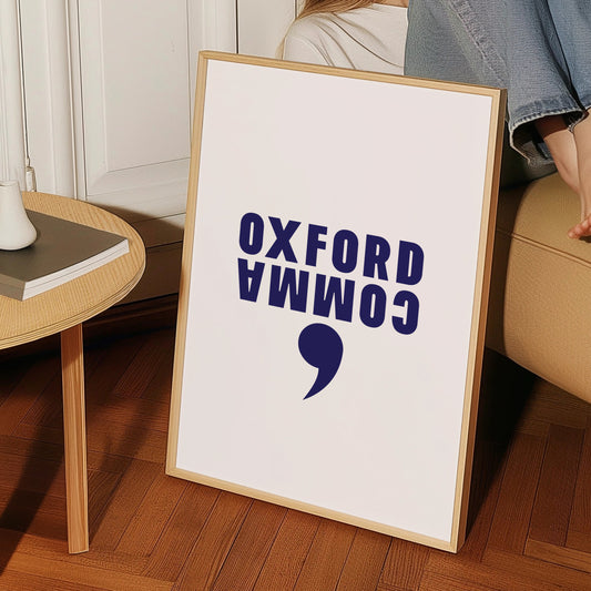 Oxford Comma Giclée Art Print