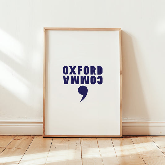 Oxford Comma Giclée Art Print