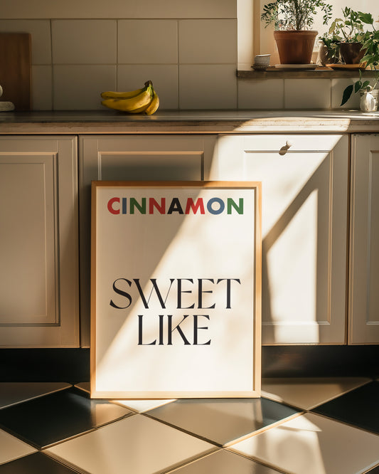 Sweet Like Cinnamon Retro Music Giclée Art Print