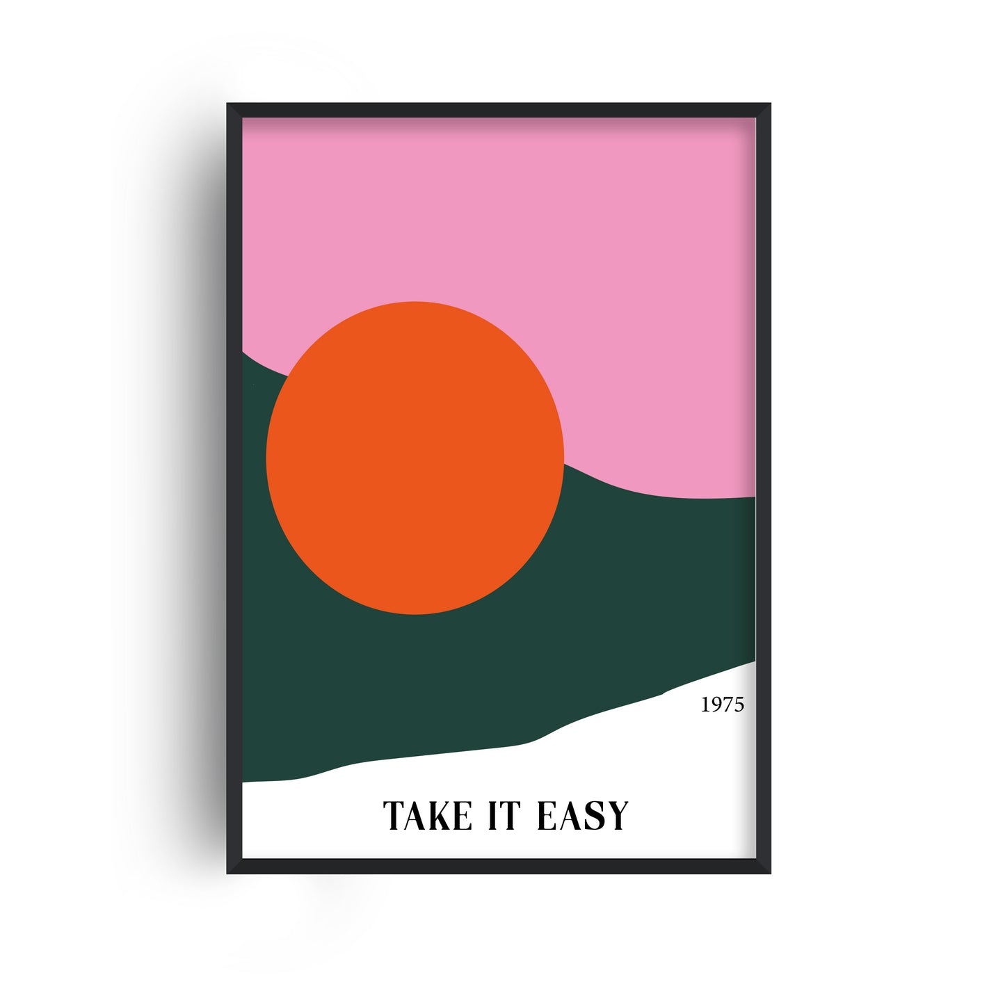 Take it easy Giclée retro Art Print