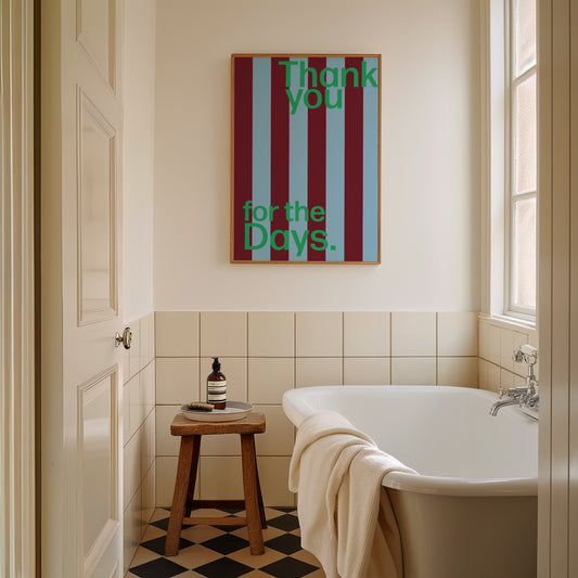 Thank You For The Days Giclée Art Print