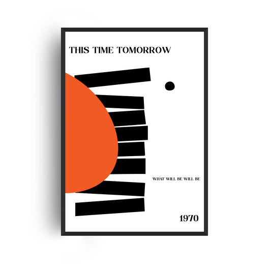 This time tomorrow abstract Giclée Art Print
