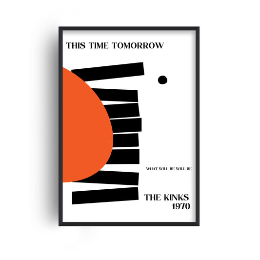 This time tomorrow abstract Giclée Art Print