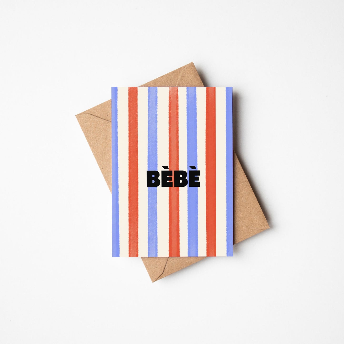 Bèbé Baby Greetings Card