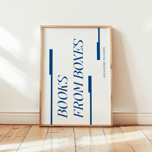 Books From Boxes Giclée Art Print