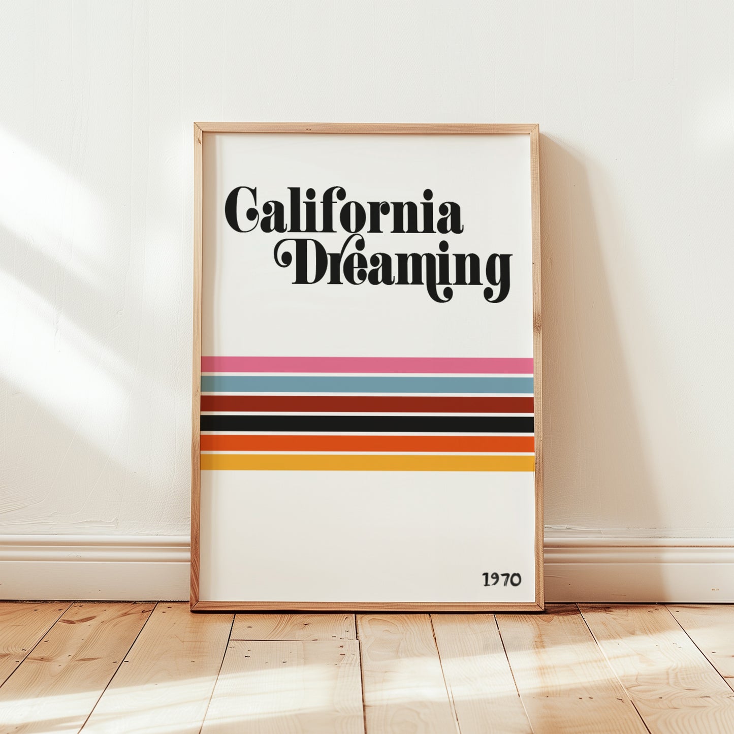 California Dreaming Giclée retro art Print