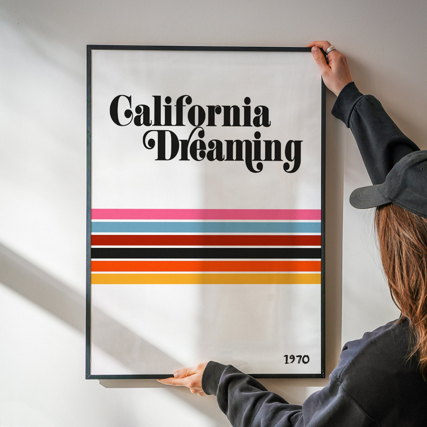California Dreaming Giclée retro art Print