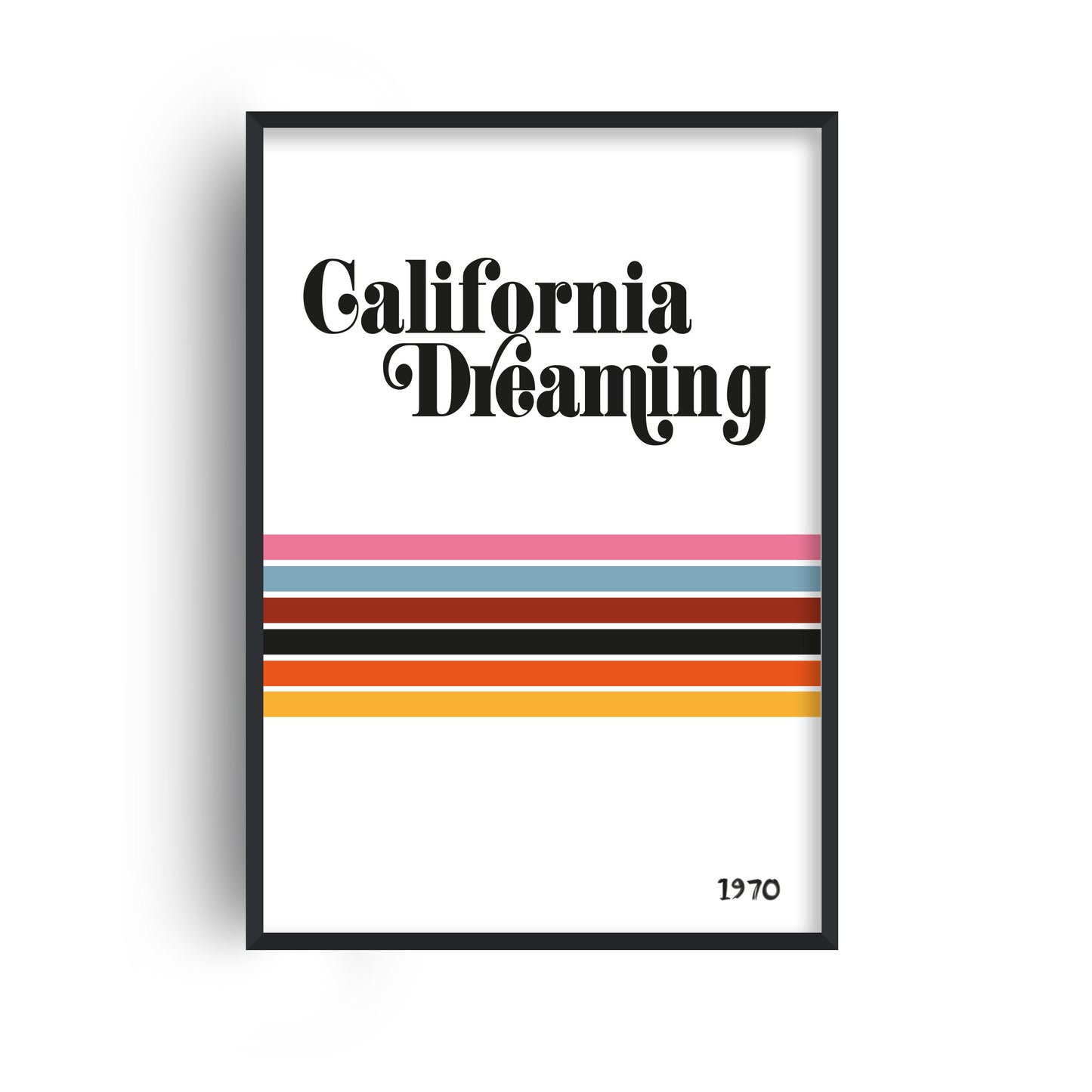 California Dreaming Giclée retro art Print
