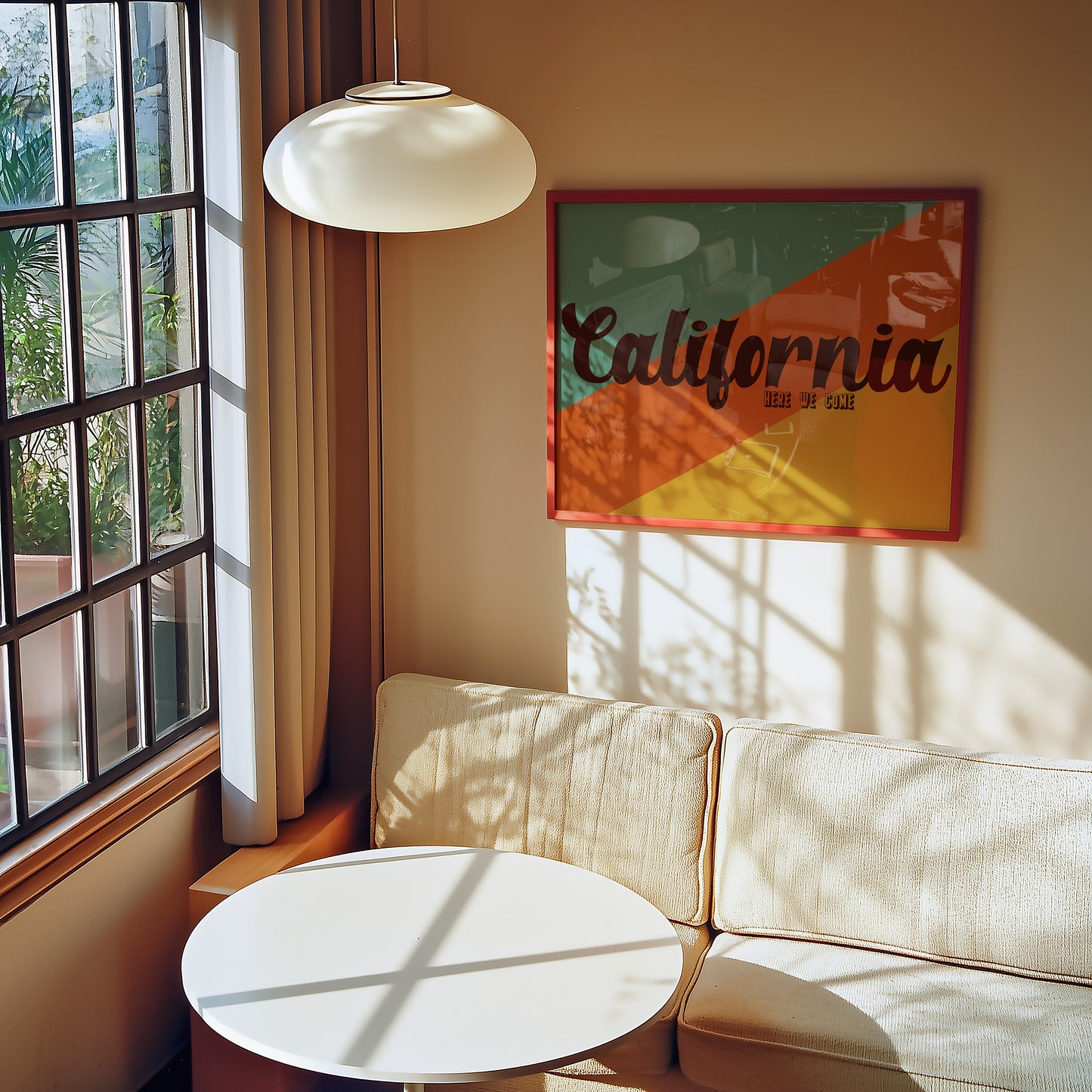 California Here We Come Retro Music Giclée Art Print