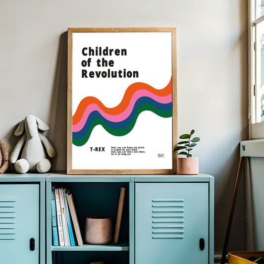 SECONDS SALE Children Of The Revolution Music Giclée Art Print