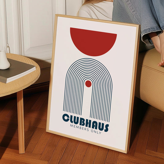 Fanclub Core Clubhaus Retro Giclée Art Print