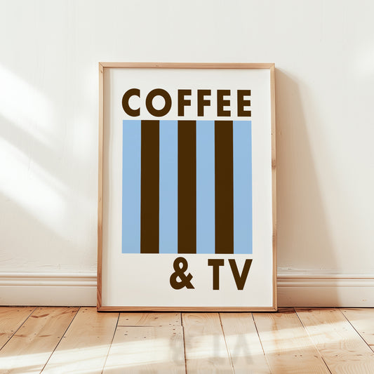 SECONDS SALE Coffee And Tv Giclée Art Print