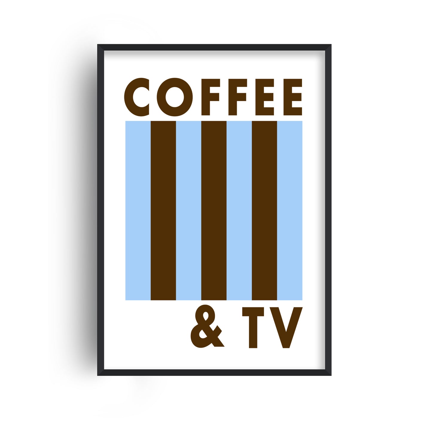 Coffee And TV Retro Music Giclée Art Print