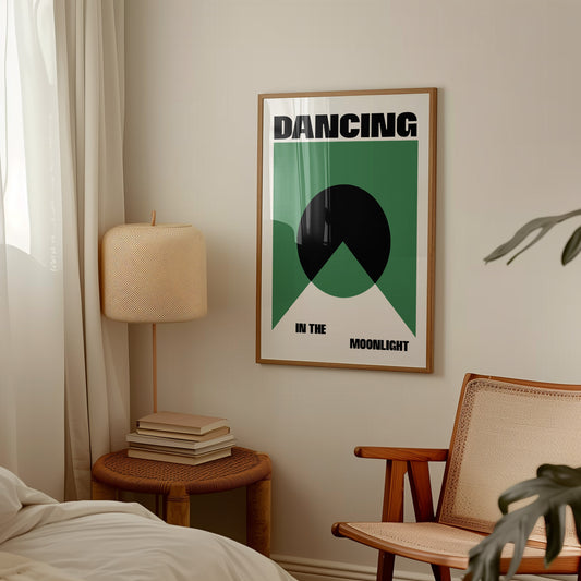 Dancing In the Moonlight Retro Music Giclée Art Print