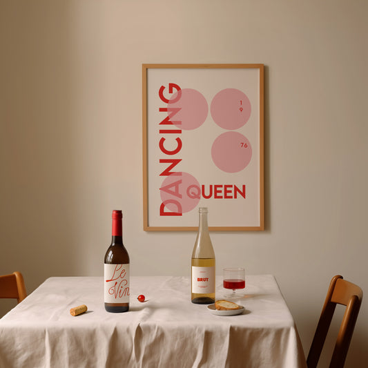 Dancing Queen Music Inspired Giclée Art Print