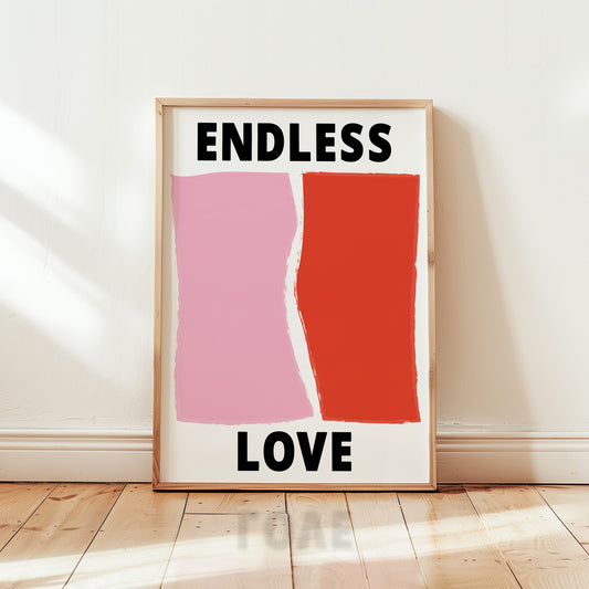 Endless Love Retro Music Giclée Art Print