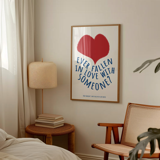 Ever Fallen In Love With Someone Retro Music Giclée Art Print