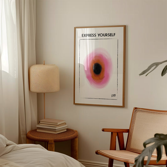 Express Yourself Giclée retro Art Print