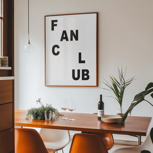 Fanclub Core Retro Giclée Art Print