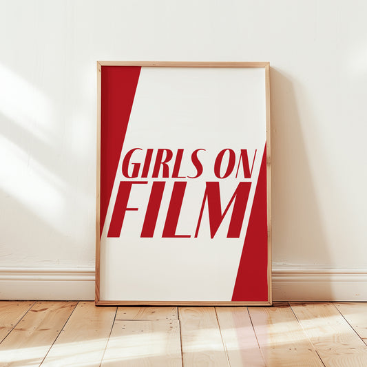 Girls On Film Retro Music Giclée Art Print