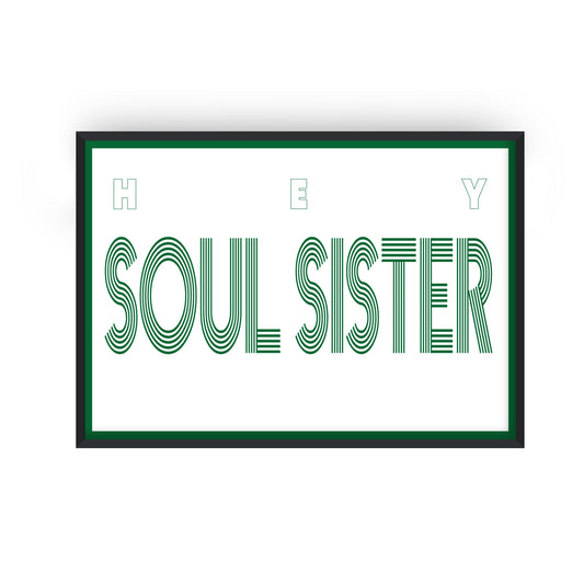 Soul Sister Retro Music Giclée Art Print