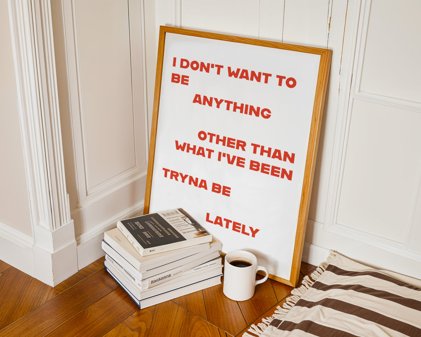 What I've Been Tryna Be Lately Retro Music Giclée Art Print