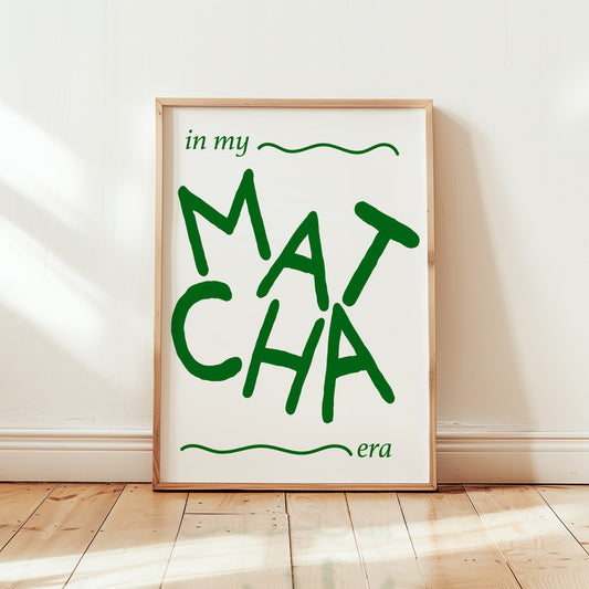 In My Matcha Era Giclée Art Print