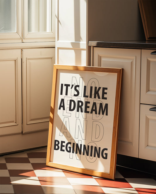 It's Like A Dream Retro Music Giclée Art Print