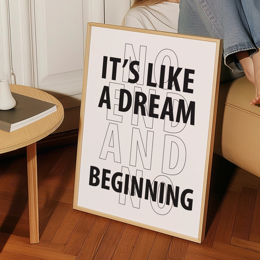 It's Like A Dream Retro Music Giclée Art Print