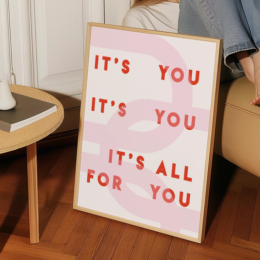 It's All For You Indie Music Giclée Art Print