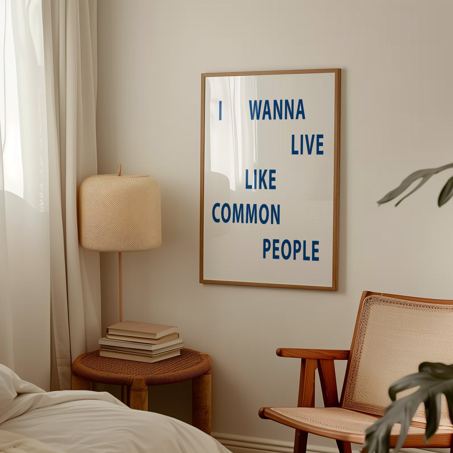 I Wanna Live Like Common People Giclée Art Print