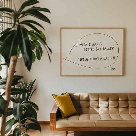 I Wish Retro Music Giclée Art Print