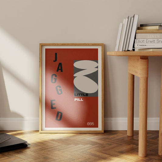 Jagged Little Pill Retro Giclée Art Print