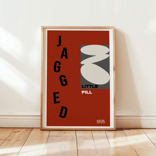 Jagged Little Pill Retro Giclée Art Print
