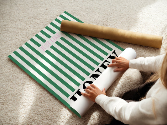 Just Like Honey Retro Music Giclée Art Print