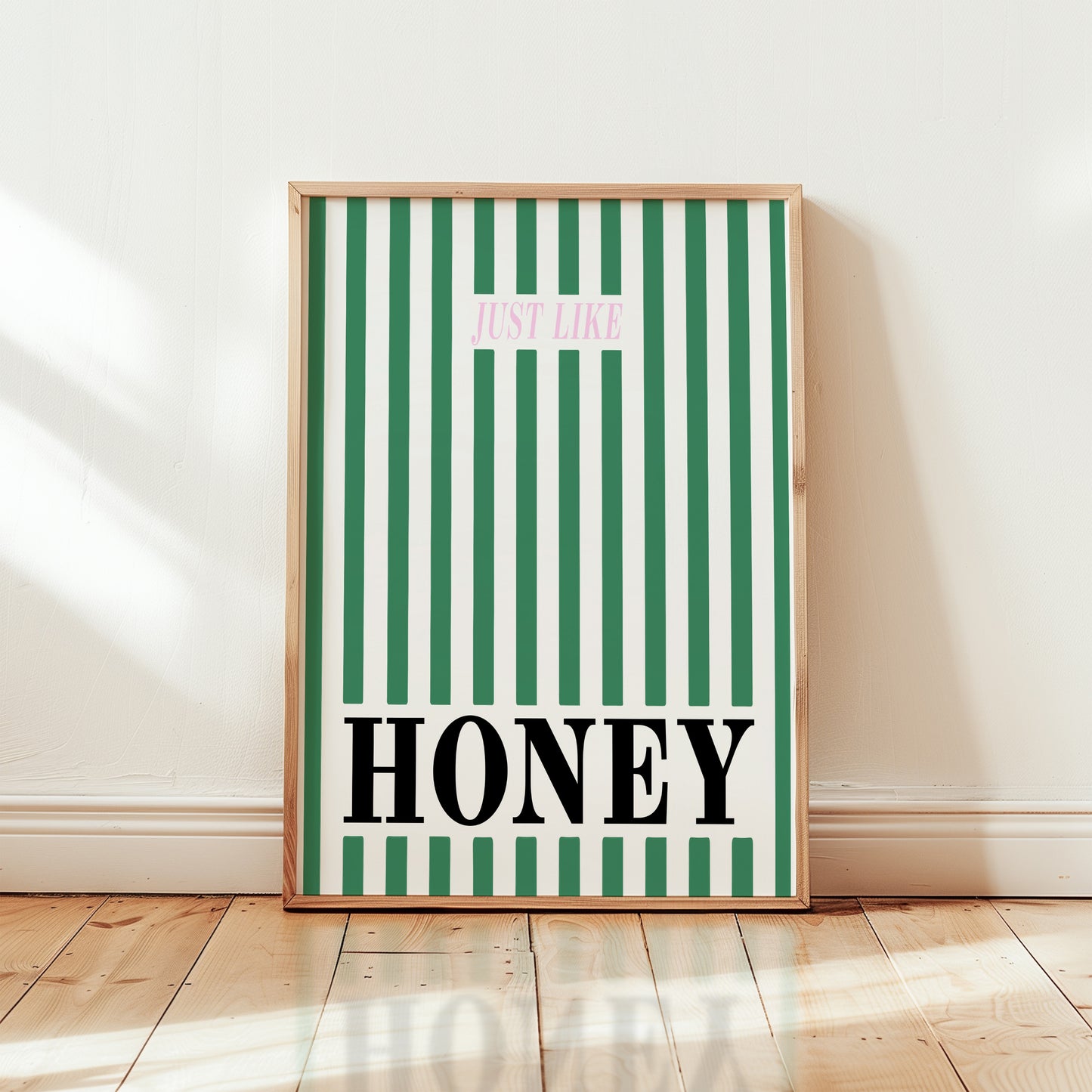 Just Like Honey Retro Music Giclée Art Print