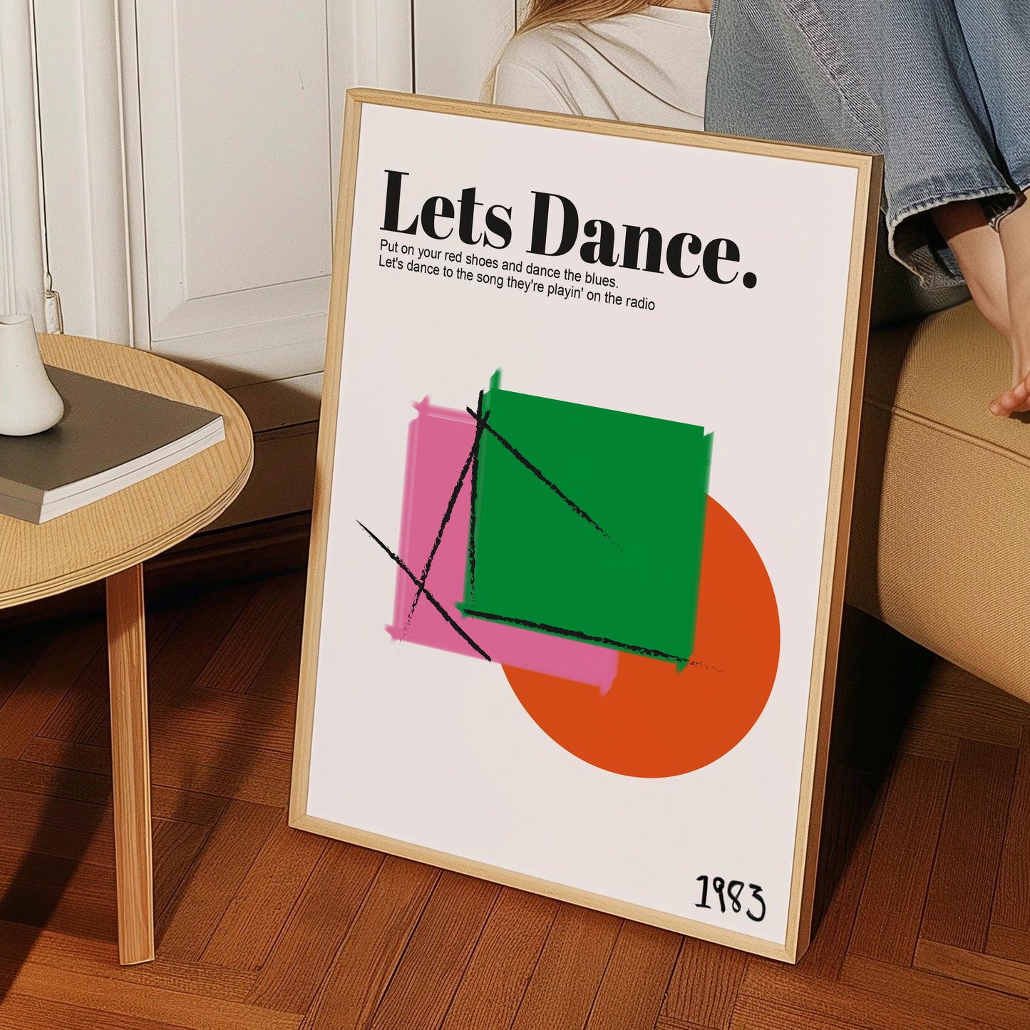 SECONDS SALE Let's Dance Music Giclée Art Print