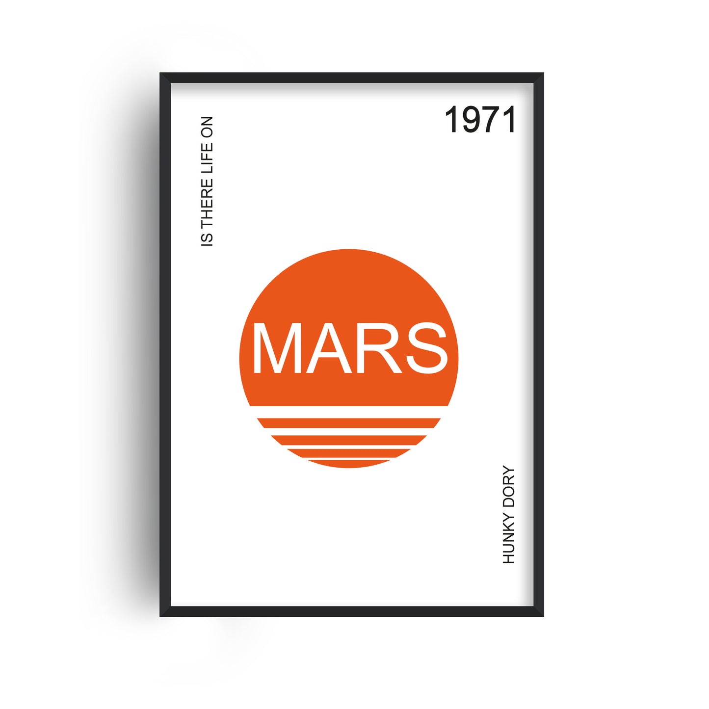 Life On Mars Giclée retro Art Print