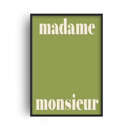 Madame Monsieur French Retro Giclée Art Print